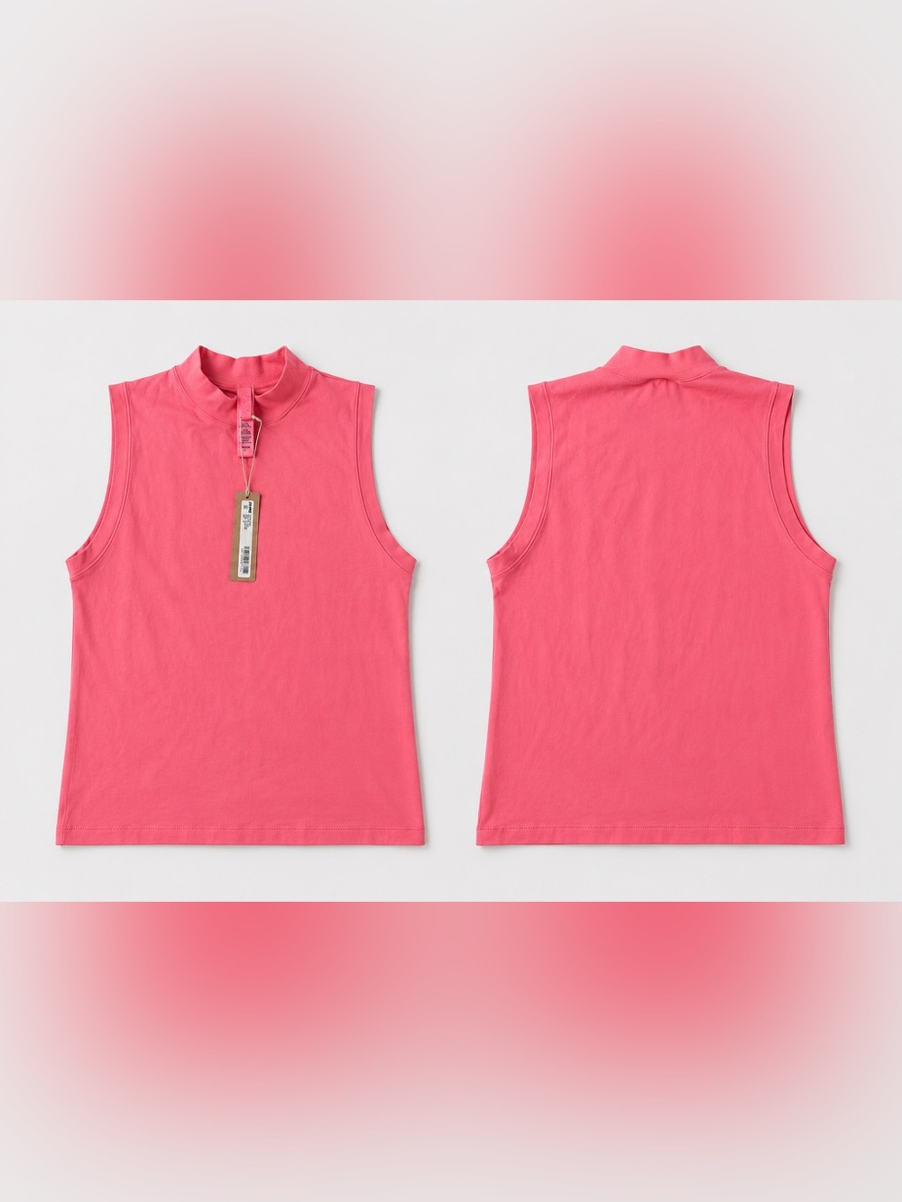 SKIMS Neon Pink Cropped Tank